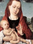 Juan de Flandes Virgin and Child before a Landscape France oil painting artist